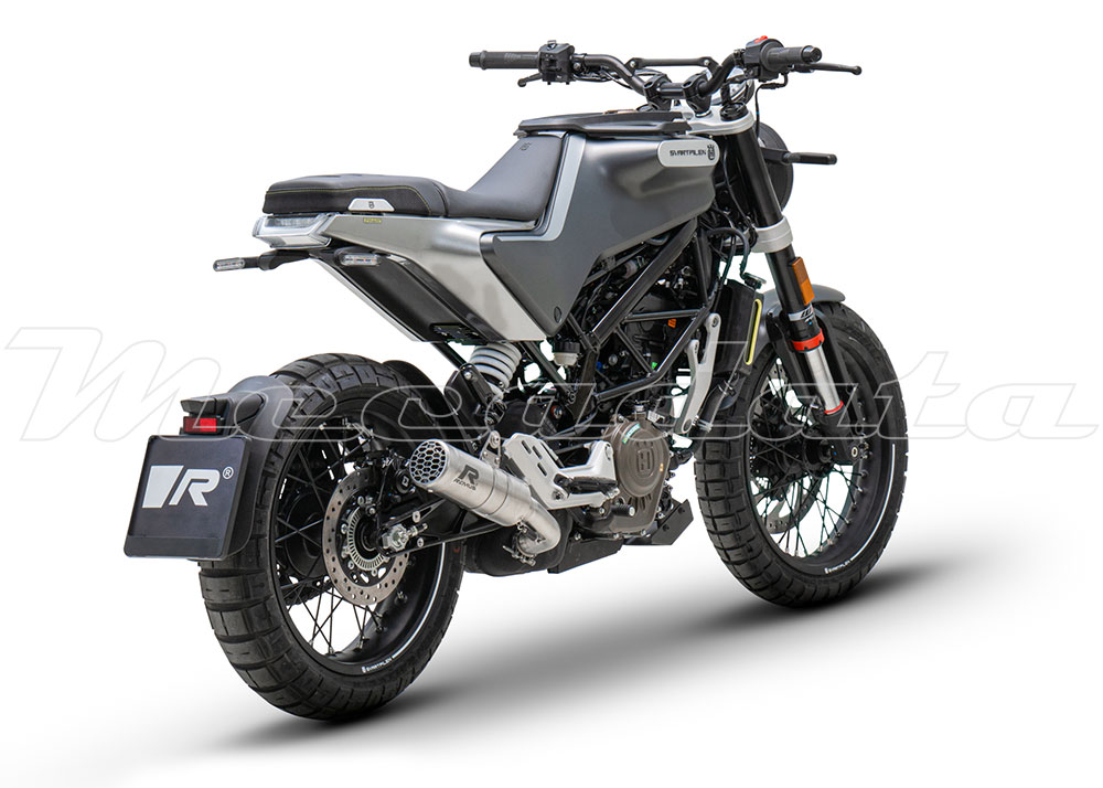 Silencieux échappement REMUS NXT Race - Inox Noir - Pour Husqvarna Svartpilen 701 2018 - Neuf